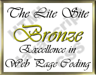 The Lite Site Award; Select Member of AWARD SITES! 'Only the Best' - Level 3.5 (Very Good)